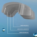 Máscara de Natação Gold Sports Olimpic High Definition 9.0 Adulto - Foto 3