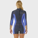 Short John Rip Curl Dawn Patrol 2/2 Back Zip Slate - Feminino - Foto 2