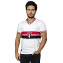 Camisa do São Paulo Retrô 1969 Branca Retrô Mania Masculino - Foto 4