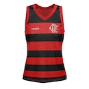 Camisa Flamengo Regata Braziline Nos Rubro-Negro Feminina - Foto 1