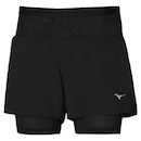 Shorts Mizuno Trail ER 2in1 Corrida Feminino - Foto 1
