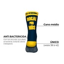 Meia de Ciclismo Cano Médio esportiva corrida ERT Caminho da Fé Unissex Tam 38-42 - Foto 2