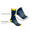 Meia de Ciclismo Cano Médio esportiva corrida ERT Caminho da Fé Unissex Tam 38-42 - Foto 3