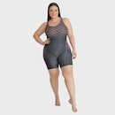 Maio Macaquinho de Natação Feminino Trinys Estampado 3585 Plus Size - Foto 3