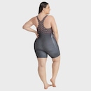 Maio Macaquinho de Natação Feminino Trinys Estampado 3585 Plus Size - Foto 4