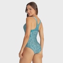 Maio de Natação Feminino Trinys Estampado 3587 com Recorte Seios - Foto 2