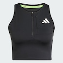 Top Feminino adidas Adizero com bolso para gel Crop - Foto 2