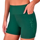 Bermuda Alto Giro Estampa E Bolsos Laterais Feminina - Foto 3