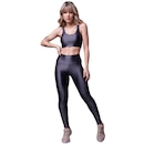 Conjunto Top e Calça New Zig 3D Fitness Vekyo Alta Compressão Feminina - Foto 1