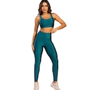 Conjunto Top e Calça New Zig 3D Fitness Vekyo Alta Compressão Feminina - Foto 1