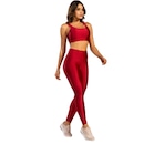 Conjunto Top e Calça New Zig 3D Fitness Vekyo Alta Compressão Feminina - Foto 3