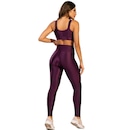 Conjunto Top e Calça New Zig 3D Fitness Vekyo Alta Compressão Feminina - Foto 2