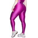 Calça Legging Plus Size New Zig 3D Vekyo Cós Alto Feminina - Foto 2
