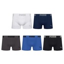Kit 5 Cuecas Puma Boxer Sem Custura Masculina - Foto 1