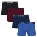 Kit 4 Cuecas Puma Boxer Sem Custura Masculina - Foto 1
