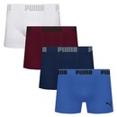 Kit 4 Cuecas Puma Boxer Sem Custura Masculina - Foto 1