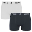 Kit 2 Cuecas Boxer Polo Wear Masculina - Foto 1