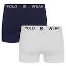 Kit 2 Cuecas Boxer Polo Wear Masculina - Foto 2