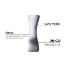 Meia de Ciclismo Cano Médio esportiva corrida Mauro Ribeiro Tamanho 35 ao 43 Unissex - Foto 2