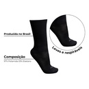 Meia de Ciclismo Cano Médio esportiva corrida Mauro Ribeiro Tamanho 35 ao 43 Unissex - Foto 3