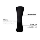 Kit 2 Pares de Meia Ciclismo Cano Médio corrida Mauro Ribeiro Tamanho 35 ao 43 Unissex - Foto 3