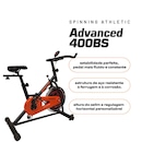 Bicicleta Spinning Athletic Advanced 400BS Suporta 125kg - Foto 3