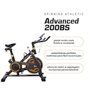 Bicicleta Spinning Athletic Advanced 200BS Suporta 120kg - Foto 5