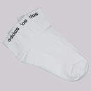 Kit 3 Pares de Meia Cano Médio adidas Logo Linear ESS Unissex - Foto 1