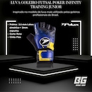Luva Goleiro futsal Poker Infinity Training Infantil - Foto 5