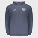 Blusão de Moletom Masculino New Balance São Paulo F.C. Viagem 2025 - Foto 1