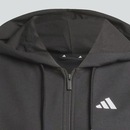 Blusão de Moletom Feminino adidas 3 Stripes com Capuz - Foto 4