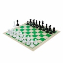 Jogo de Xadrez Profissional com Tabuleiro e 2 Damas Extras - Foto 4