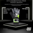 Luva de Goleiro Infantil Futsal Poker Infinity Training - Foto 5