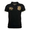 Camisa Corinthians Polo SCCP Gold Coimbra Masculino - Foto 1