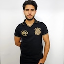 Camisa Corinthians Polo SCCP Gold Coimbra Masculino - Foto 3