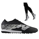 Kit Chuteira de Society Adulto New Balance Furon Team V8 + Meião - Foto 1