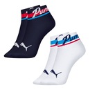 Meia Cano Curto Puma - 2 Pares - Infantil - Foto 1