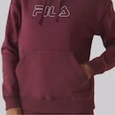 Blusão de Moletom Feminino Fila com Capuz Outline Winter B - Foto 5