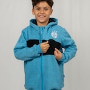 Blusão de Moletom Gremio Oficial Escudo Bordado Surf Center Infantil - Foto 3