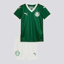 Camiseta + Bermuda do Palmeiras I Puma 25/26 Infantil - Foto 1