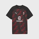 Camisa Ac Milan Pré Jogo Infantil Puma - Foto 1