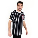 Camiseta Masculina Coimbra Corinthians Retrô Listrado - Foto 3