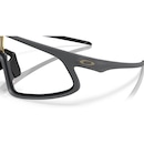 Óculos de Sol Unissex Oakley RSLV Matte Carbon 0649 - Foto 5