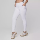 Calça Legging Fitness Textura Canelado Bolso Poliamida Feminina - Foto 1