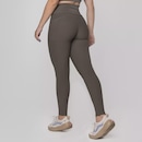 Calça Legging Fitness Textura Canelado Bolso Poliamida Feminina - Foto 5