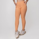 Calça Legging Fitness Textura Canelado Bolso Poliamida Feminina - Foto 3