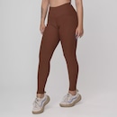 Calça Legging Fitness Textura Canelado Bolso Poliamida Feminina - Foto 5