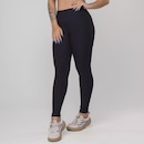 Calça Legging Fitness Textura Canelado Poliamida Feminina - Foto 1