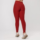 Calça Legging Fitness Textura Canelado Poliamida Feminina - Foto 4