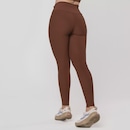 Calça Legging Fitness Textura Canelado Poliamida Feminina - Foto 2